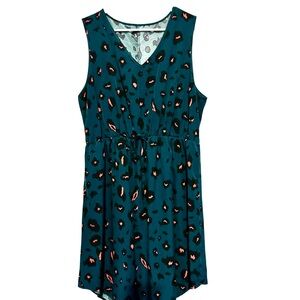 SHEIN Teal Curve Dress